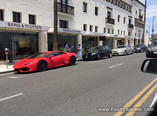 Lamborghini Huracan spotted in Beverly Hills, California