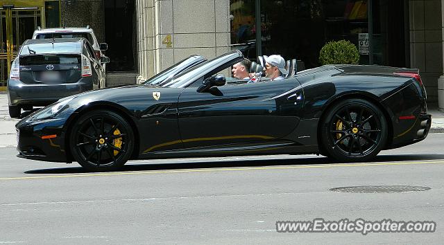 Ferrari California spotted in Toronto, Canada