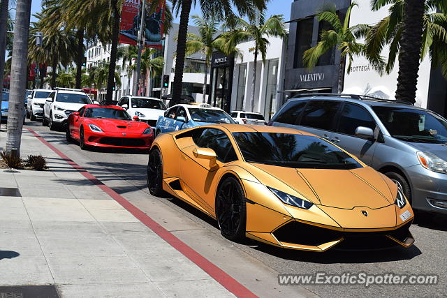 Lamborghini Huracan spotted in Beverly Hills, California