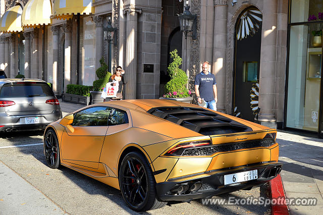 Lamborghini Huracan spotted in Beverly Hills, California