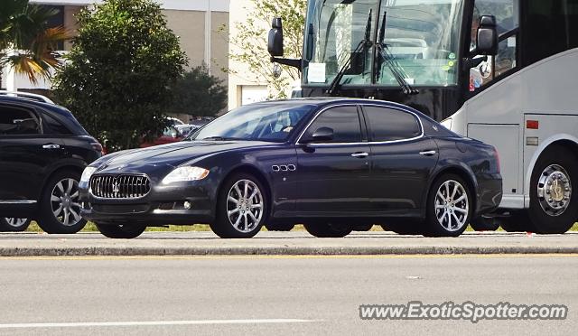 Maserati Quattroporte spotted in Daytona Beach, Florida