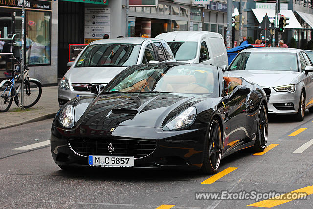 Ferrari California spotted in Munich, Germany