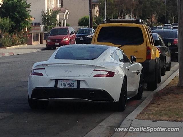 Aston Martin Vanquish spotted in Monterey Park, California