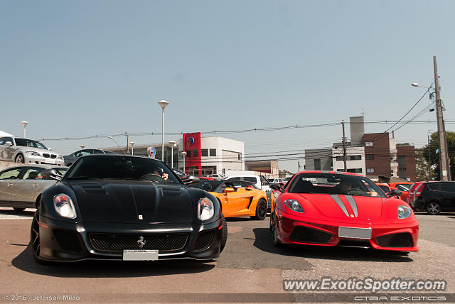 Ferrari 599GTO spotted in Curitiba, Brazil