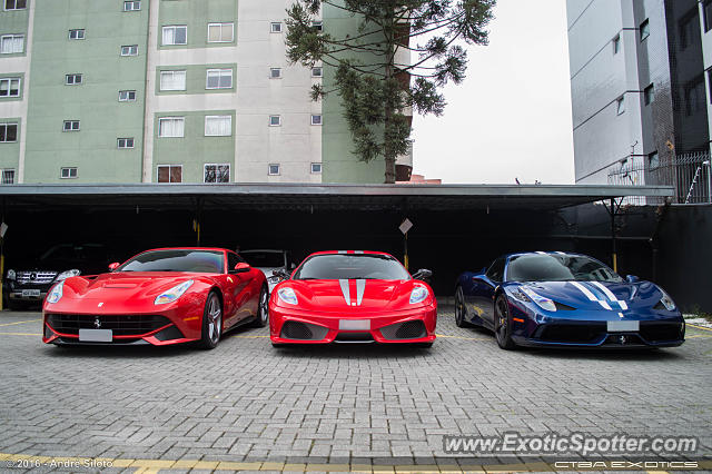 Ferrari F12 spotted in Curitiba, Brazil