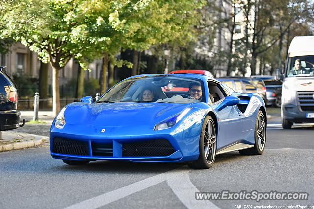 Ferrari 488 GTB spotted in Warsaw, Poland