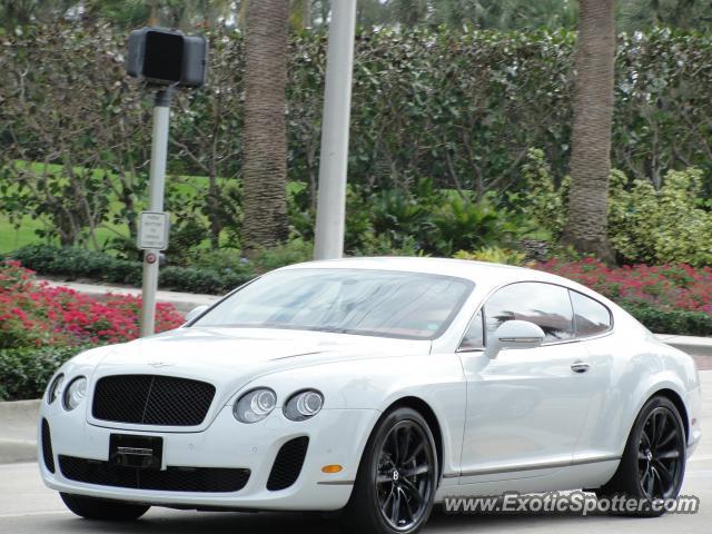 Bentley Continental spotted in Palm beach, Florida