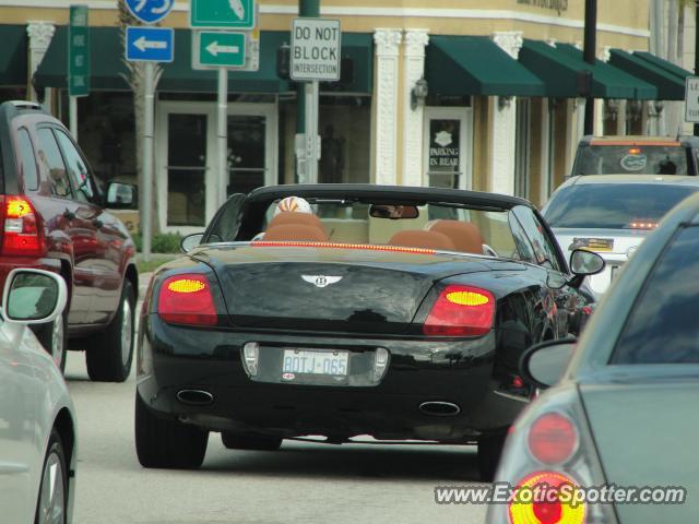 Bentley Continental spotted in Palm beach, Florida