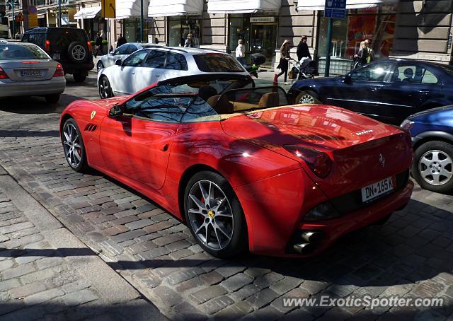 Ferrari California spotted in Helsinki, Finland