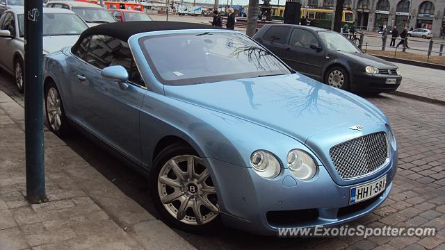 Bentley Continental spotted in Helsinki, Finland