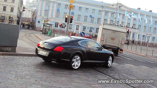 Bentley Continental spotted in Helsinki, Finland