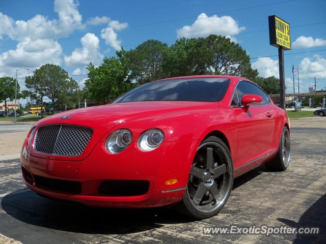 Bentley Continental spotted in Katy, Texas