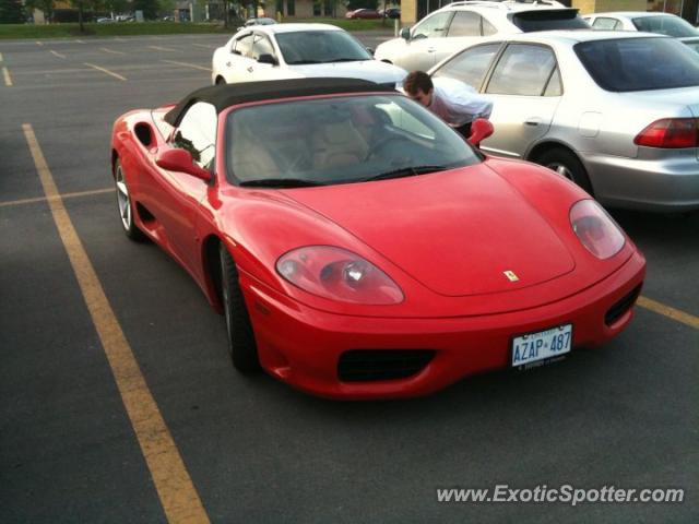 Ferrari 360 Modena spotted in London Ontario, Canada