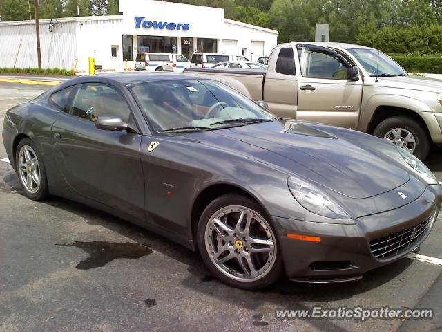 Ferrari 612 spotted in Nashua, New Hampshire