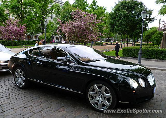 Bentley Continental spotted in Helsinki, Finland