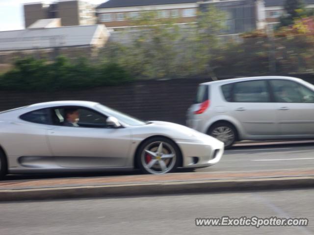 Ferrari 360 Modena spotted in London, United Kingdom