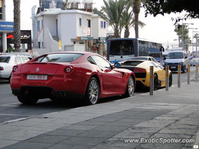 Ferrari 599GTB spotted in Pafos, Cyprus