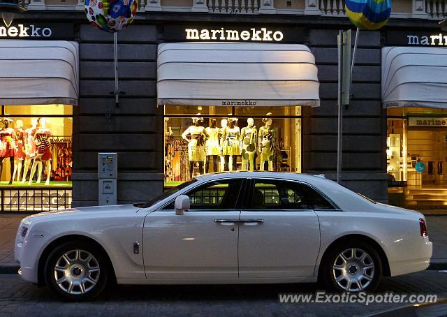 Rolls Royce Ghost spotted in Helsinki, Finland