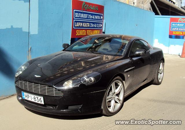 Aston Martin DB9 spotted in Helsinki, Finland