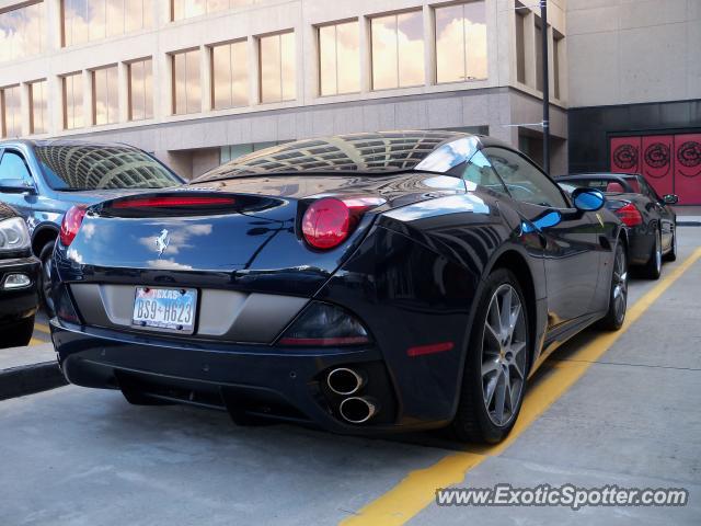 Ferrari California spotted in Houston, Texas