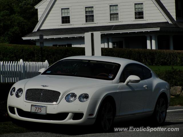 Bentley Continental spotted in Cape cod, Massachusetts