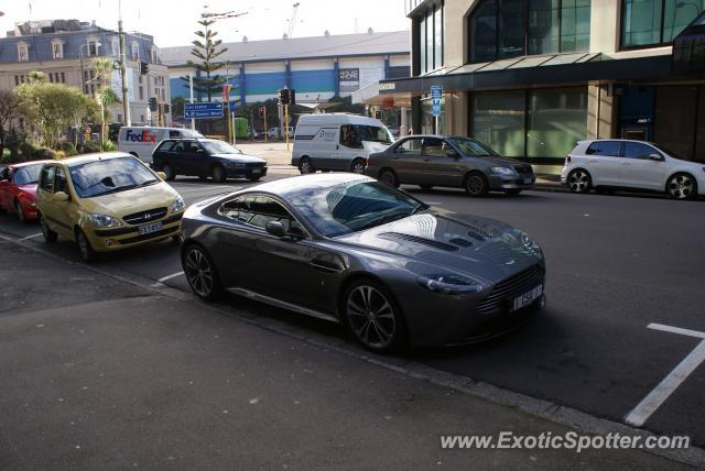 Aston Martin Vantage spotted in Wellington, New Zealand