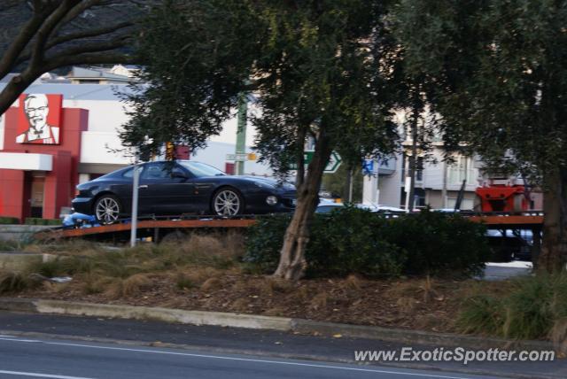 Aston Martin DB7 spotted in Wellington, New Zealand