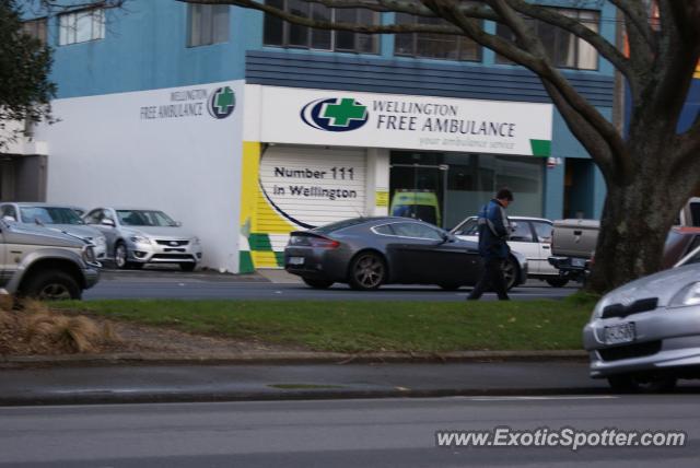 Aston Martin Vantage spotted in Wellington, New Zealand