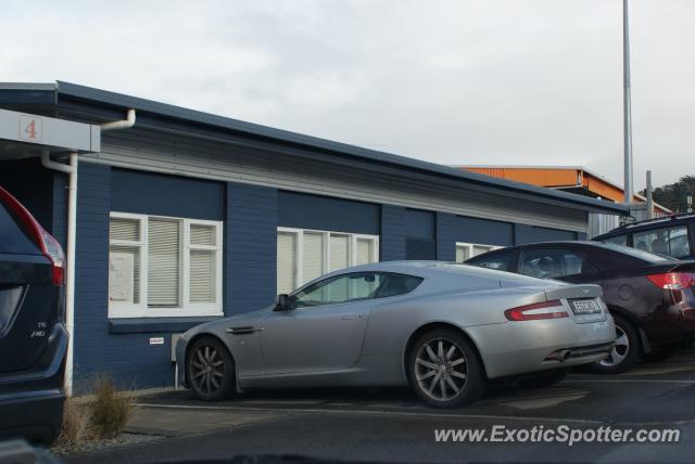 Aston Martin DB9 spotted in Wellington, New Zealand