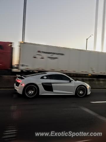 Audi R8 spotted in Fort Lee, New Jersey