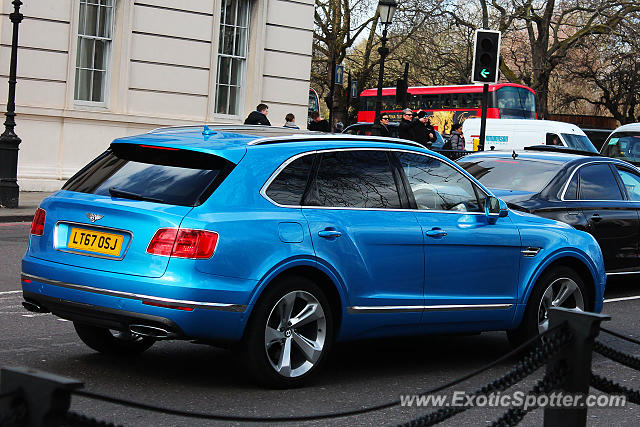 Bentley Bentayga spotted in London, United Kingdom