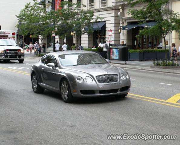 Bentley Continental spotted in Chicago, Illinois