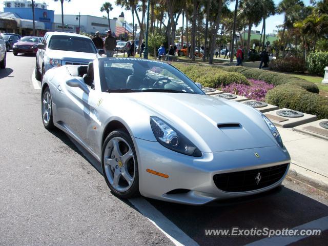 Ferrari California spotted in Sarasota, Florida