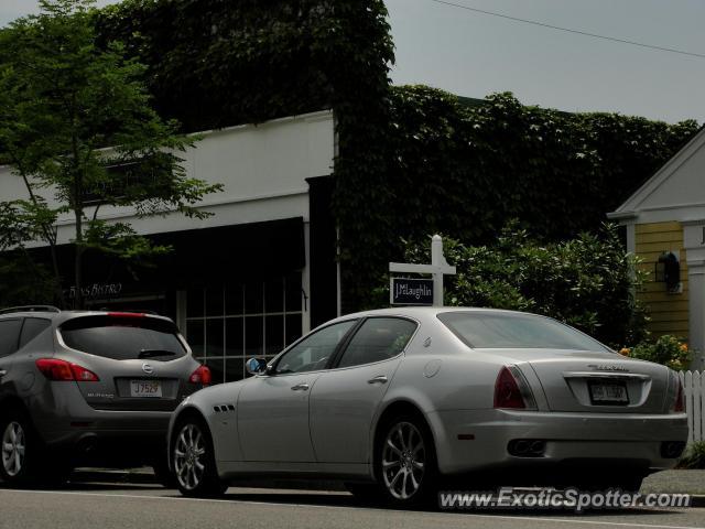 Maserati Quattroporte spotted in Cape cod, Massachusetts