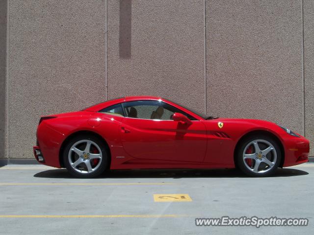 Ferrari California spotted in Houston, Texas