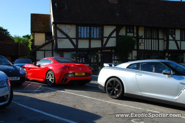 Ferrari California spotted in Leatherhead, United Kingdom