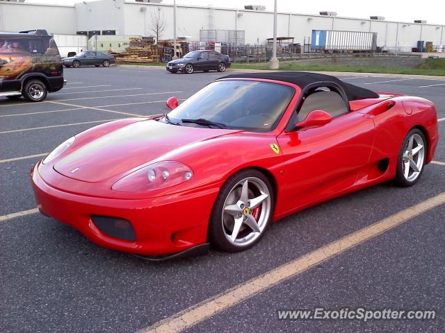 Ferrari 360 Modena spotted in Bel Air, Maryland