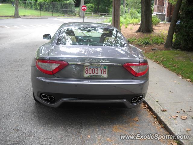 Maserati GranTurismo spotted in Chestnut Hill, Massachusetts