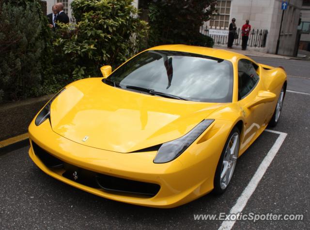 Ferrari 458 Italia spotted in London, United Kingdom