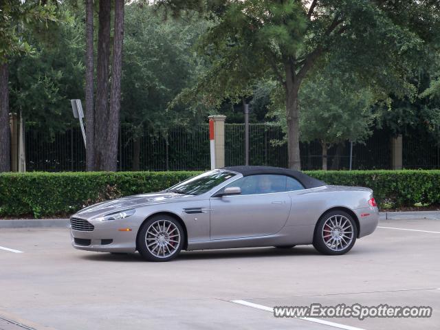 Aston Martin DB9 spotted in Houston, Texas