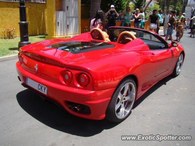 Ferrari 360 Modena spotted in Tenerife, Spain