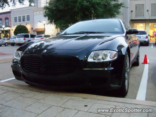 Maserati Quattroporte spotted in Houston, Texas