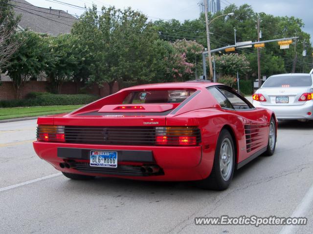 Ferrari Testarossa spotted in Houston, Texas