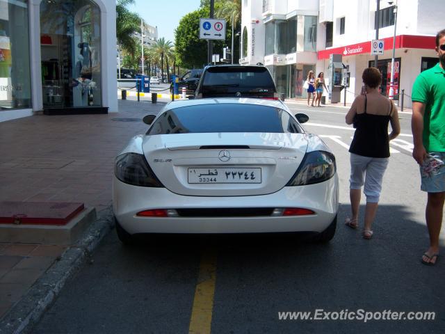 Mercedes SLR spotted in Porto Banus, Spain