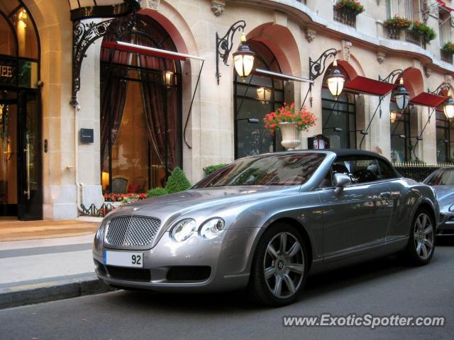 Bentley Continental spotted in Paris, France