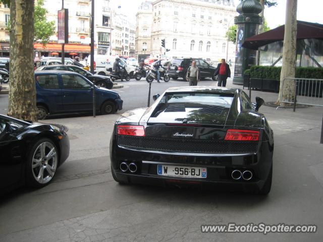 Lamborghini Gallardo spotted in Paris, France