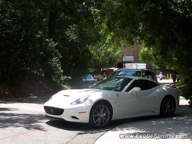 Ferrari California spotted in Houston, Texas