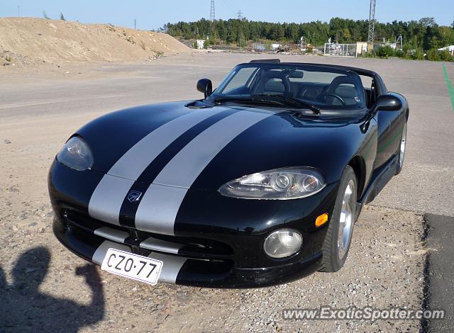 Dodge Viper spotted in Helsinki, Finland