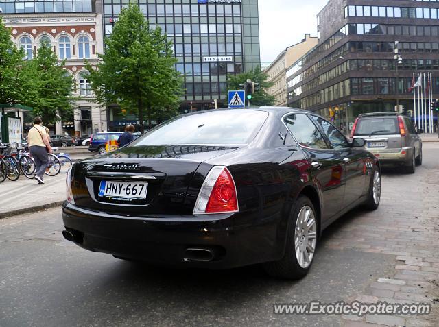 Maserati Quattroporte spotted in Helsinki, Finland