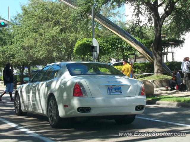 Maserati Quattroporte spotted in Houston, Texas